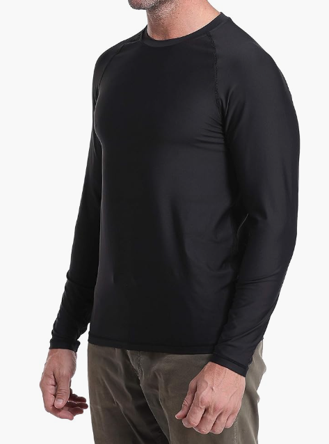 ZSY FOR U Black Long Sleeve Dry-fit T-Shirt